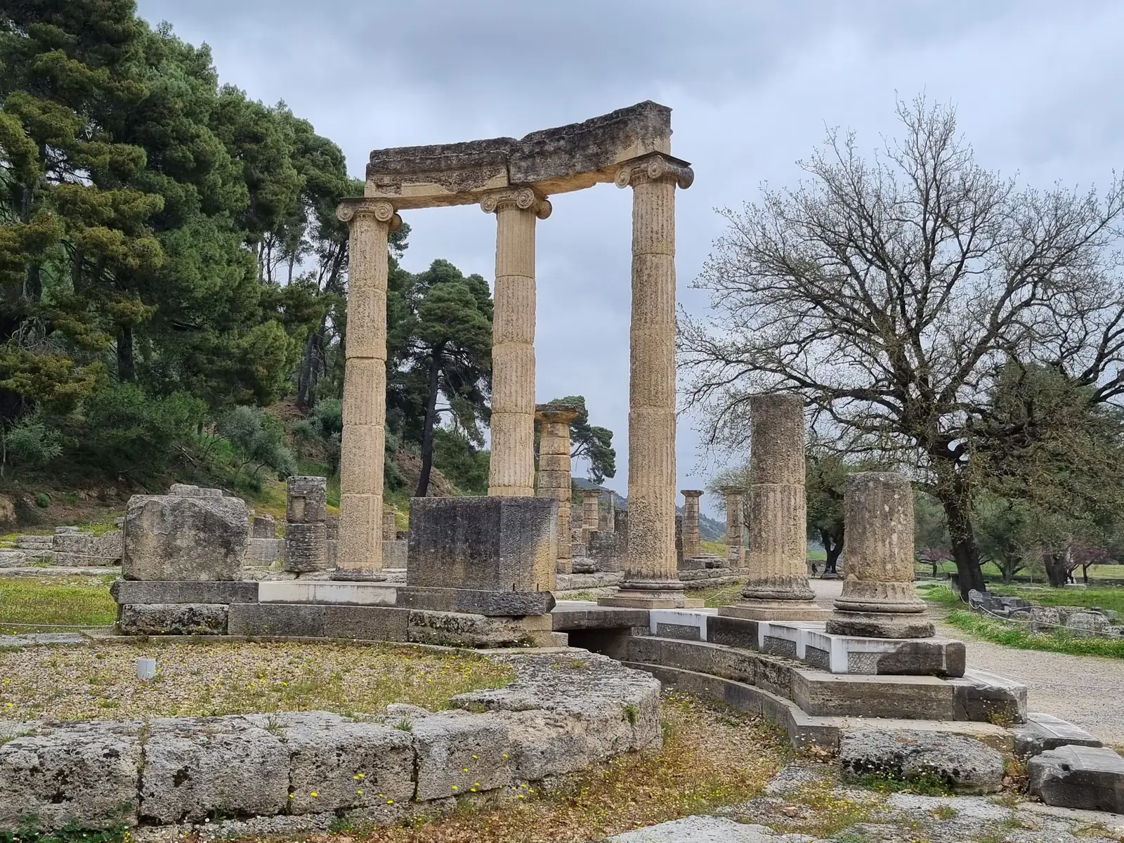 The ruins of the ancient city of ephesia