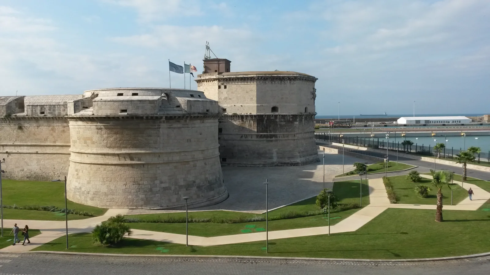Forte Michelangelo beside the harbour at Civitavecchia